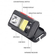 Налобный фонарик Police BL-159 COB Sensor