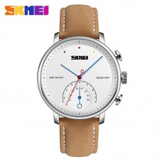 Skmei 1399 Brown-Silver-White