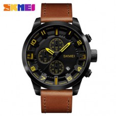 Skmei 1309 Brown-Black-Yellow