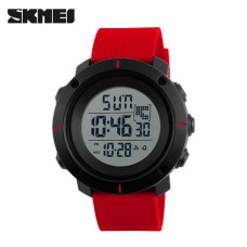 Skmei 1212 Black-Red Wristband