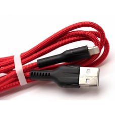 Кабель USB Hoco U31 Lightning Red