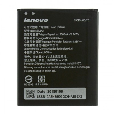Аккумулятор Lenovo BL242 2300 mAh для K30-T, Lemon K3, A6000 Original тех.пакет