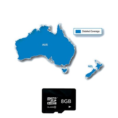 Карта Австралии и Новой Зеландии для навигаторов Garmin