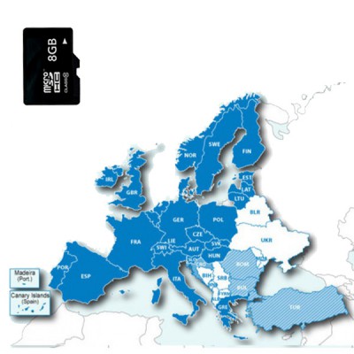 Карта Европы для навигаторов Garmin