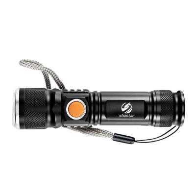 Фонарик Shustar S-007-USB XM-L T6 1200мАч IPX7 1000 Lumen black