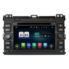 Штатная магнитола Incar TSA-2283A8 для Toyota LC Prado 120 2002-2009 Комплектация авто со штатным усилителем