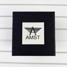 Часы Коробочка с логотипом AMST Black