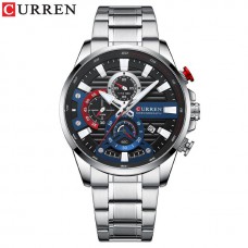 Часы Curren 8415 Silver-Black-Blue