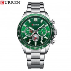 Часы Curren 8418 Silver-Green