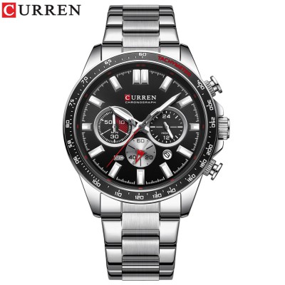 Часы Curren 8418 Silver-Black