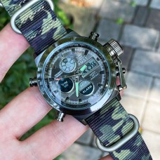 Часы AMST 3003C Black-Nato Camo A Tacs