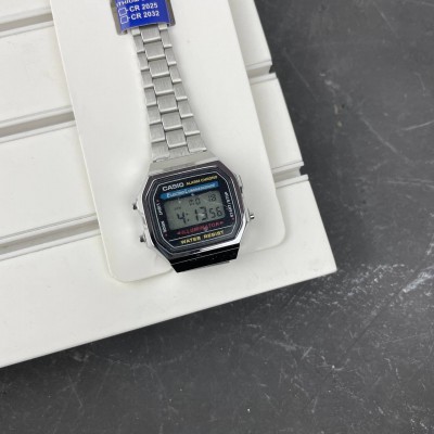 Часы Casio 168M Silver-Black