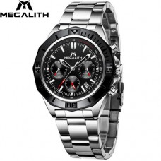 Часы Megalith 8206M Silver-Black
