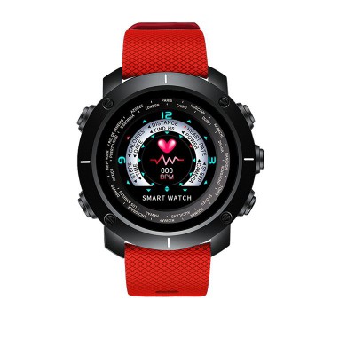 Часы Smart watch Black-Red Wristband