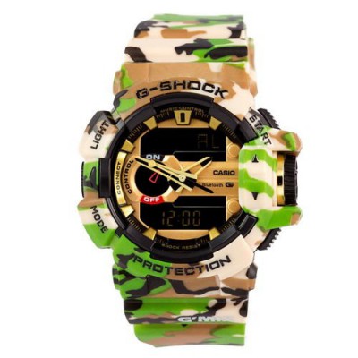 Часы Casio G-Shock GBA-400 Light-Militari-Gold