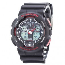 Часы Casio G-Shock GA-100 Black-Red