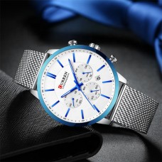 Часы Curren 8340 Silver-Blue