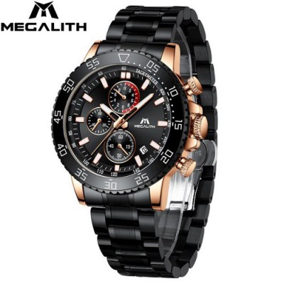 Часы Megalith 8087M Black-Cuprum