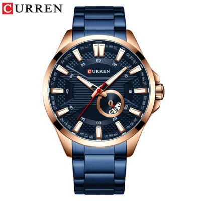 Часы Curren 8372 Blue-Cuprum