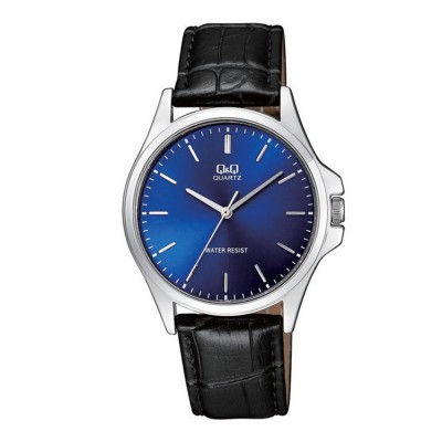 Часы Q&Q QA06J302Y Black-Silver-Blue