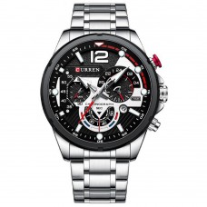 Часы Curren 8395 Silver-Black