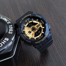 Часы Casio GA-110 Black-Gold New Autolight