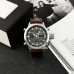 Часы AMST 3003 Silver-Black Brown Wristband