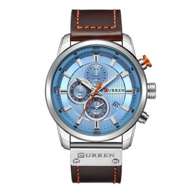 Часы Curren 8291 Silver-Blue