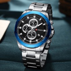 Часы Curren 8354 Silver-Blue
