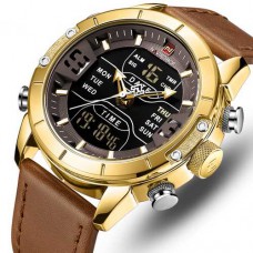 Часы Naviforce NF9153L Light Brown-Gold