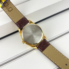 Часы Q&Q QB43J103Y Brown-Gold
