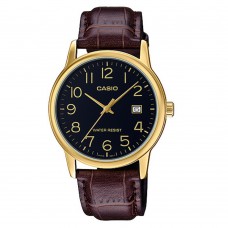 Часы Casio MTP-V002GL-1BUDF Brown-Gold-Black