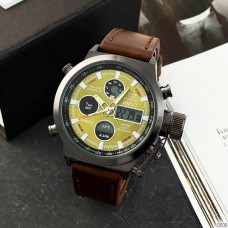 Часы AMST 3003 Black-Green Brown Wristband