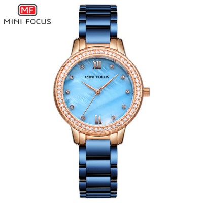 Часы Mini Focus MF0226L.04 Blue-Gold Diamonds