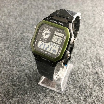 Часы Casio AE-1200  Black-Green