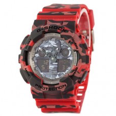 Часы Casio G-Shock AAA GA-100 Military-Red