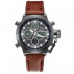 Часы AMST C Black-Brown Wristband