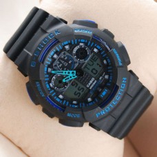 Часы Casio G-Shock GA-100 Black-Black-Blue