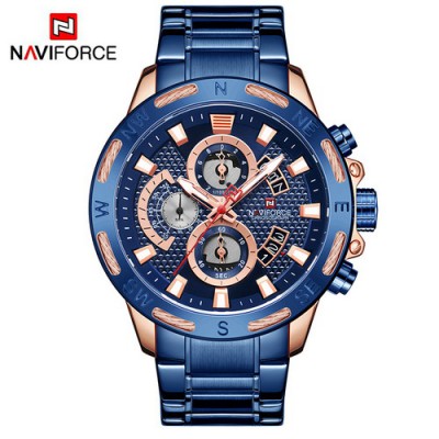 Часы Naviforce NF9165 Blue-Cuprum