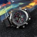 Часы AMST 3022 Black-Red Smooth Wristband