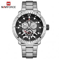Часы Naviforce NF9158 Silver-Black