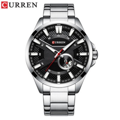 Часы Curren 8372 Silver-Black