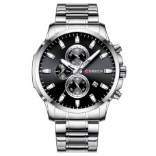 Часы Curren 8348 Silver-Black