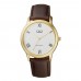 Часы Q&Q QB36J107Y Brown-Gold-White