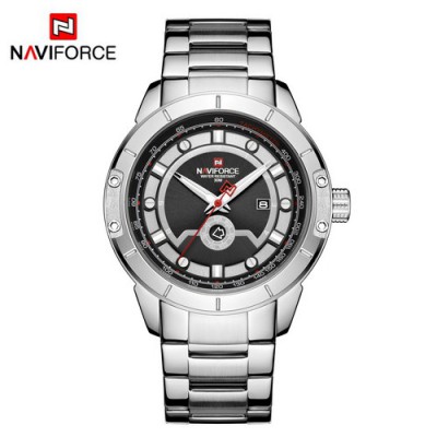 Часы Naviforce NF9166 Silver-Black