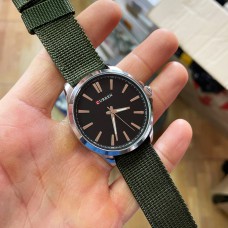 Часы Curren 8322 Silver-Black-Military Wristband