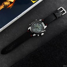 Часы AMST 3022 Silver-Black Smooth Wristband