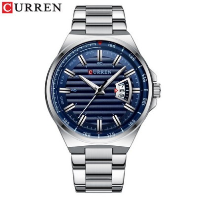 Часы Curren 8375 Silver-Blue