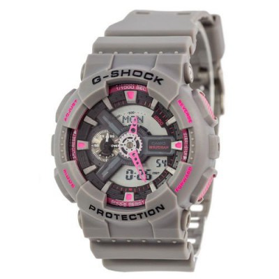 Часы Casio G-Shock AAA GA-110 Grey-Pink