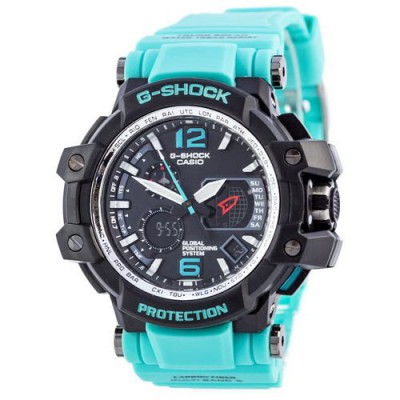 Часы Casio G-Shock GPW-1000 Black-Turquoise Wristband